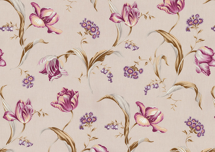 Tulipa, Soft Red - Made to Measure Curtains - Image 8